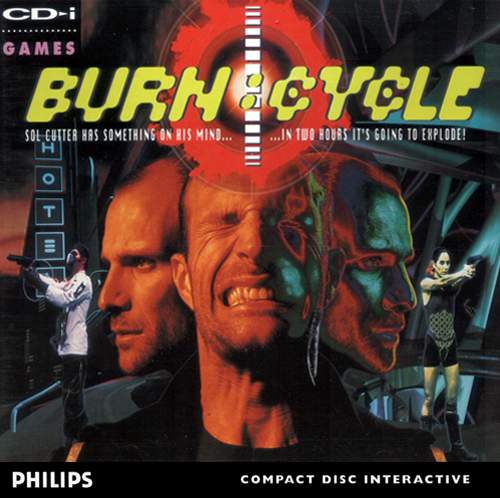 Burn: Cycle box art for CD-i